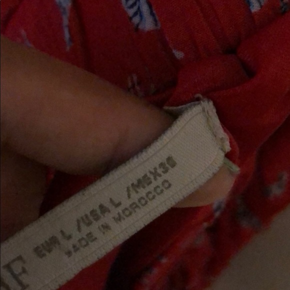 Llama pattern red skirt - Picture 6 of 8